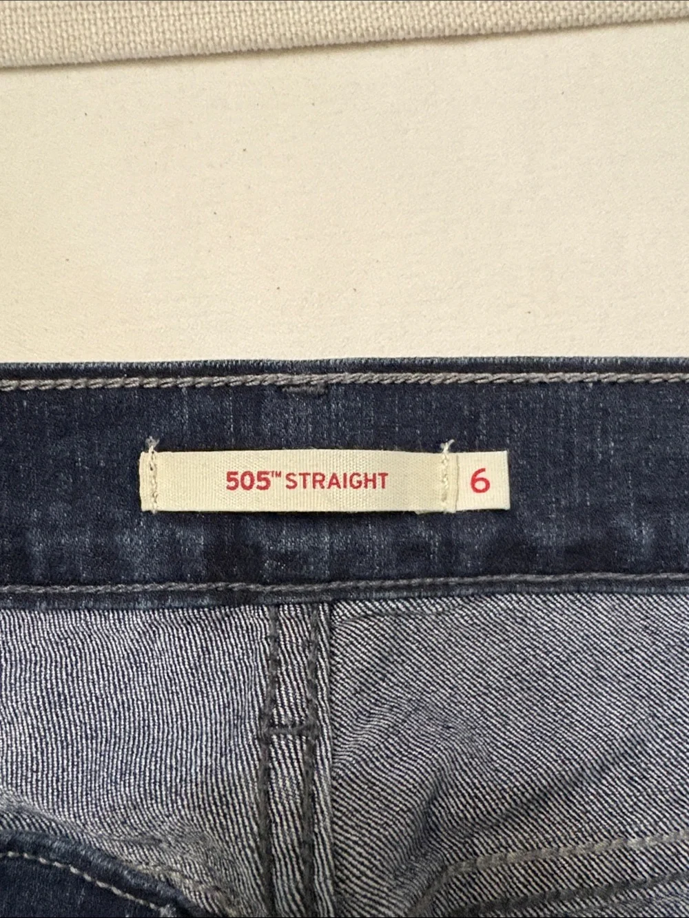 Levi's Slim Straight Dark Blue Jeans